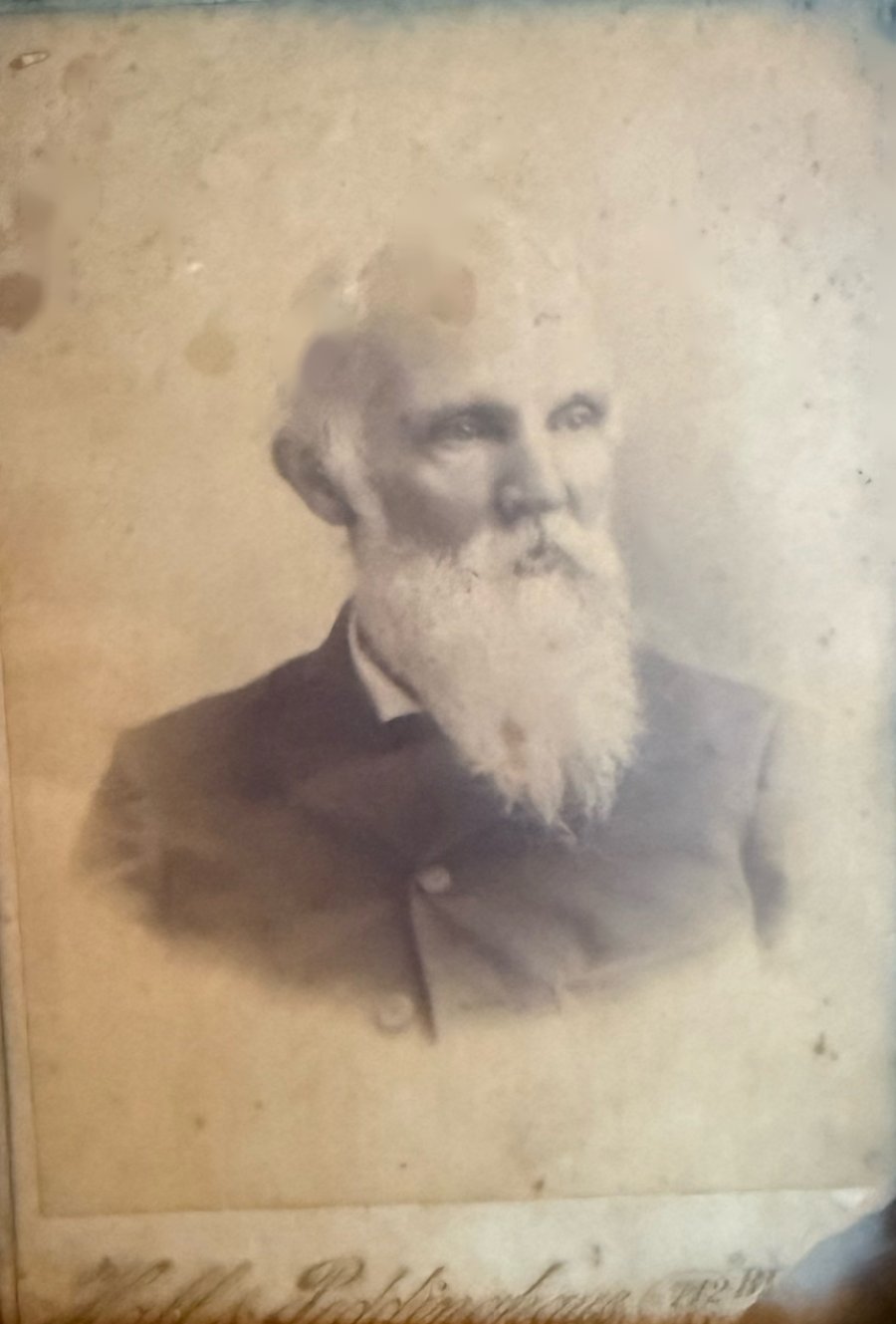 Sepia studio portrait of Dr. John Marshall Dent